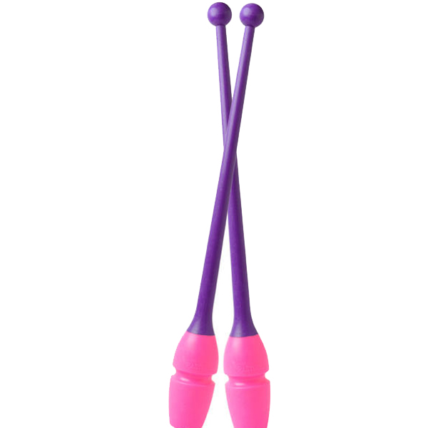 Булавы PASTORELLI сборные двухцветные модель MASHA 40,5 розовый-фиолетовый