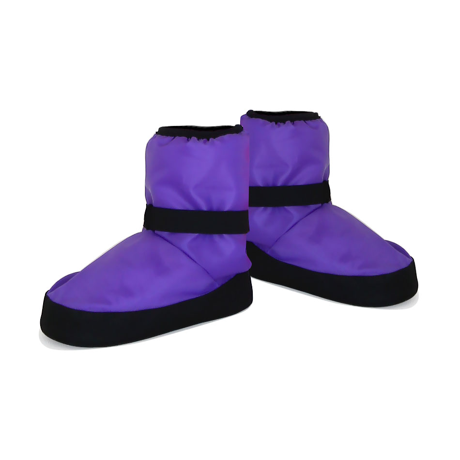 Сапожки для разогрева для гимнастики фиолетовый