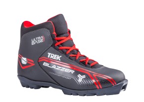 Ботинки лыжные TREK Blazzer2 черный (лого красный) S